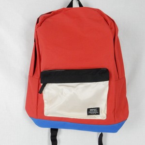 red designer backpack