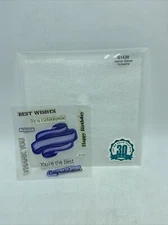 CTMH Close To My Heart Stamps My Acrylix B1438 "Banner Wishes" OccasionNo Sleeve