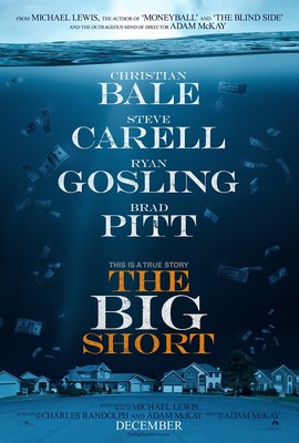 The Big Short movie poster (a) : 11 x 17 inches - Ryan Gosling, Brad Pitt