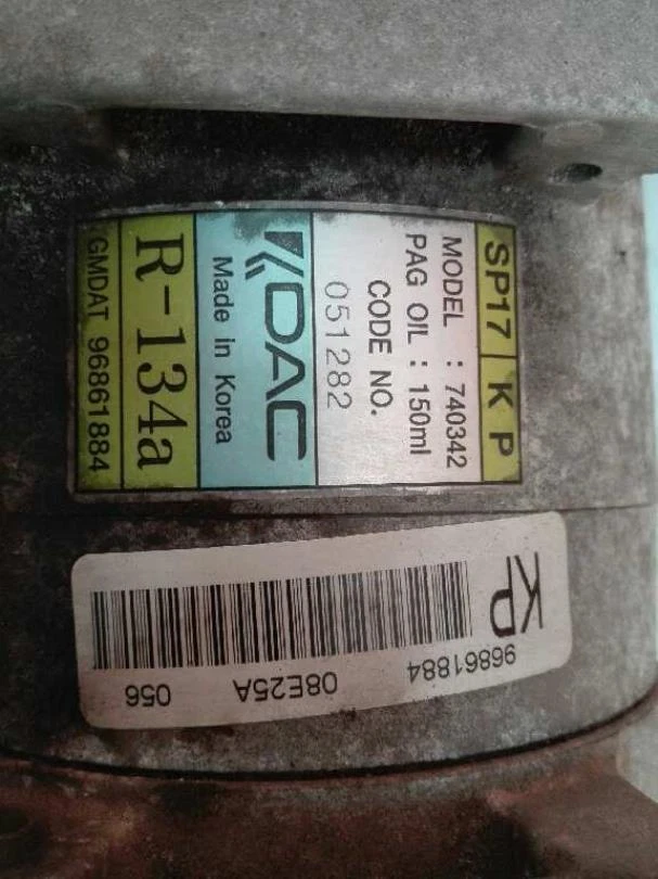 96861884 Compresor Aire Acondicionado para OPEL ANTARA Cosmo 4x4 2008 153956 - Imagen 3 de 4