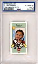 2003 Campioni Di Futuro ROGER FEDERER SIGNED ROOKIE CARD PSA DNA AUTOGRAPHED RC
