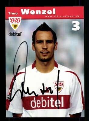 Timo Wenzel autograph card VfB Stuttgart 2002-03 original signed