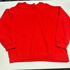 Vintage Fruit of the Loom Sweatshirt Womens Size 2XL Raglan Blank