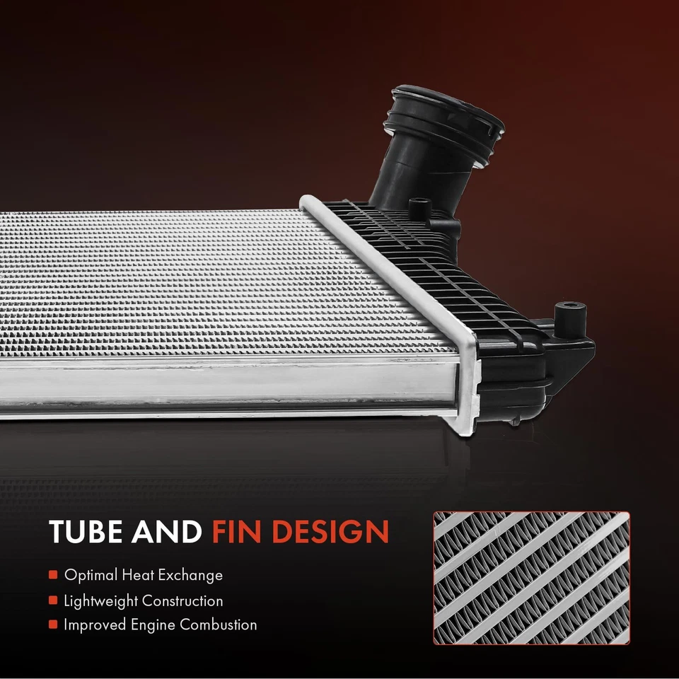 Intercooler para Volkswagen Jetta Eos GTI Audi A3 TT Quattro L4 2,0 L turboalimentado Foto 2 de 4