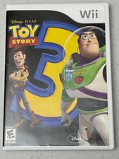 TOY STORY 3 - Complete w/Manual Nintendo Wii, 2006 Multiplayer Game W/ Poster
