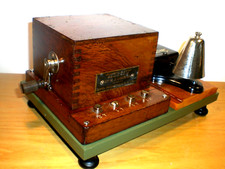  dinamo telefono tasto telegrafico telegrafo telegrafia  telefonia treno FS