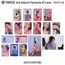 TWICE 3rd Album Formula of Love : O+T= 3 Official Photocard Dahyun KPOP K-POP