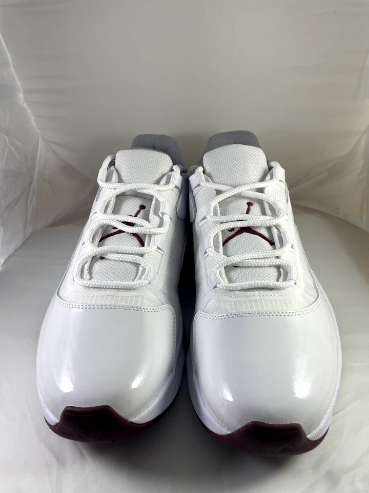 AIR JORDAN 11 CMFT LOW CASUAL SHOES White/Cherrywood Red DN4180-103 Size 10 - Image 2 of 4