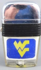 Vintage 1960s West Virginia mountaineers Scripto Vu Lighter. Looks & Works Great