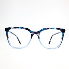 Bebe BB5191 (460) Eyeglasses Blue Full Rim Square Frame 54-17-135