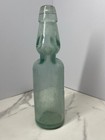 Vintage Soda Bottle Germany Codd Neck Marble Stopper Transparent W/ Star Brand — photo 3