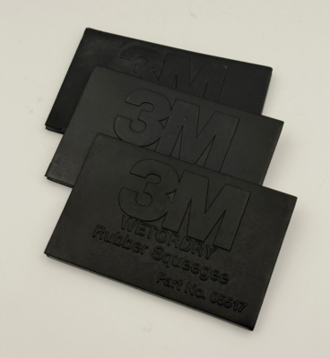 #ad #ad 3 PACK NEW 3M Rubber Squeegee Wetordry™ 4.25quot; x 2.75quot; 05517 3 pcs $14.95