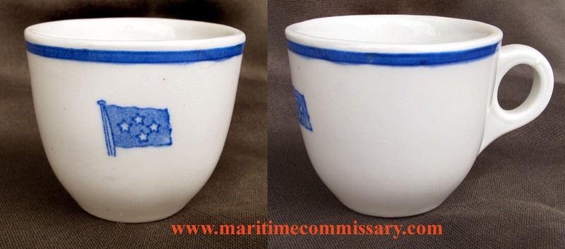US Navy Full Admiral  demitasse cup * 4 Star