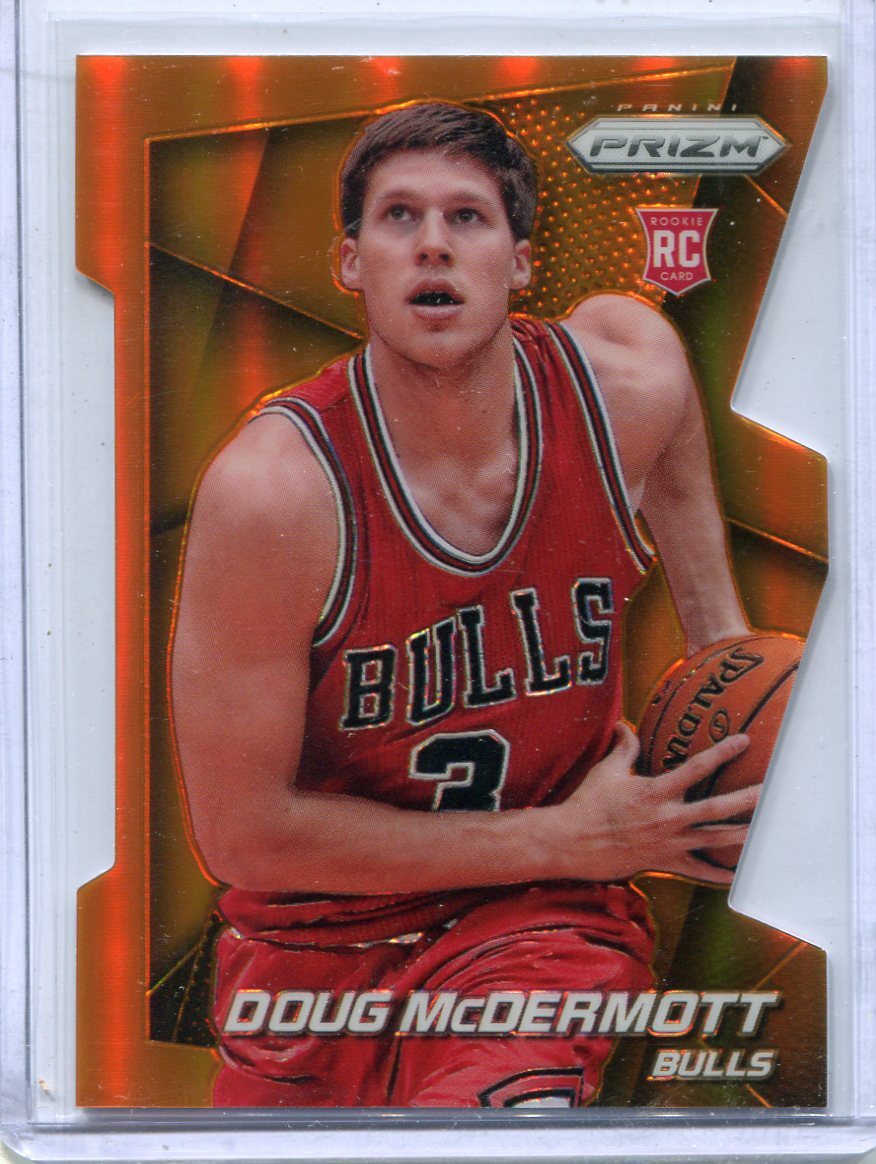 2014-15 Prizm Doug McDermott RC Rookie Orange Prizm Die Cut SP #'d 139/139 Bulls