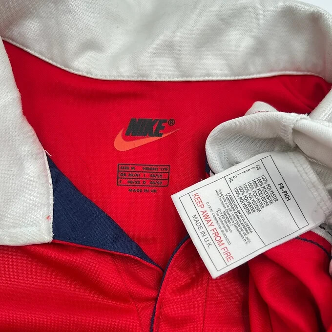 N*a様 アーセナル BERGKAMP 10 長袖ジャージ Vintage Arsenal 99