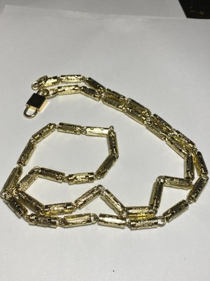 Logo Gold chain-link padlock belt, like NEW kate spade new york Lock And Key Chain Belt Pale Polished  main image 3