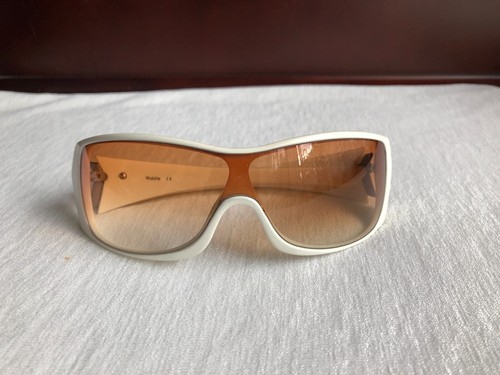 Oakley Riddle Sunglasses Polished White / Brown-Clear Gradient Lenses