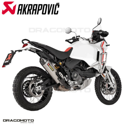 DUCATI Desert X 2022-2024 Exhaust AKRAPOVIC Titanium S-D9SO19-HJAT