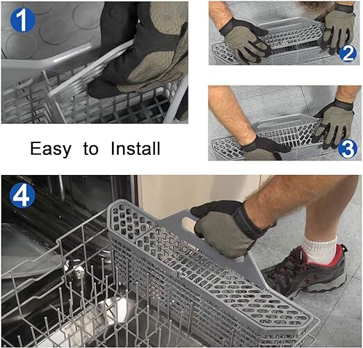 WD28X10128 Dishwasher Silverware Basket Fit For GE Dishwasher Utensil