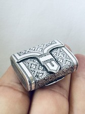 Antique George III Sterling Silver Purse Vinaigrette Joseph Willmore B’ham 1819