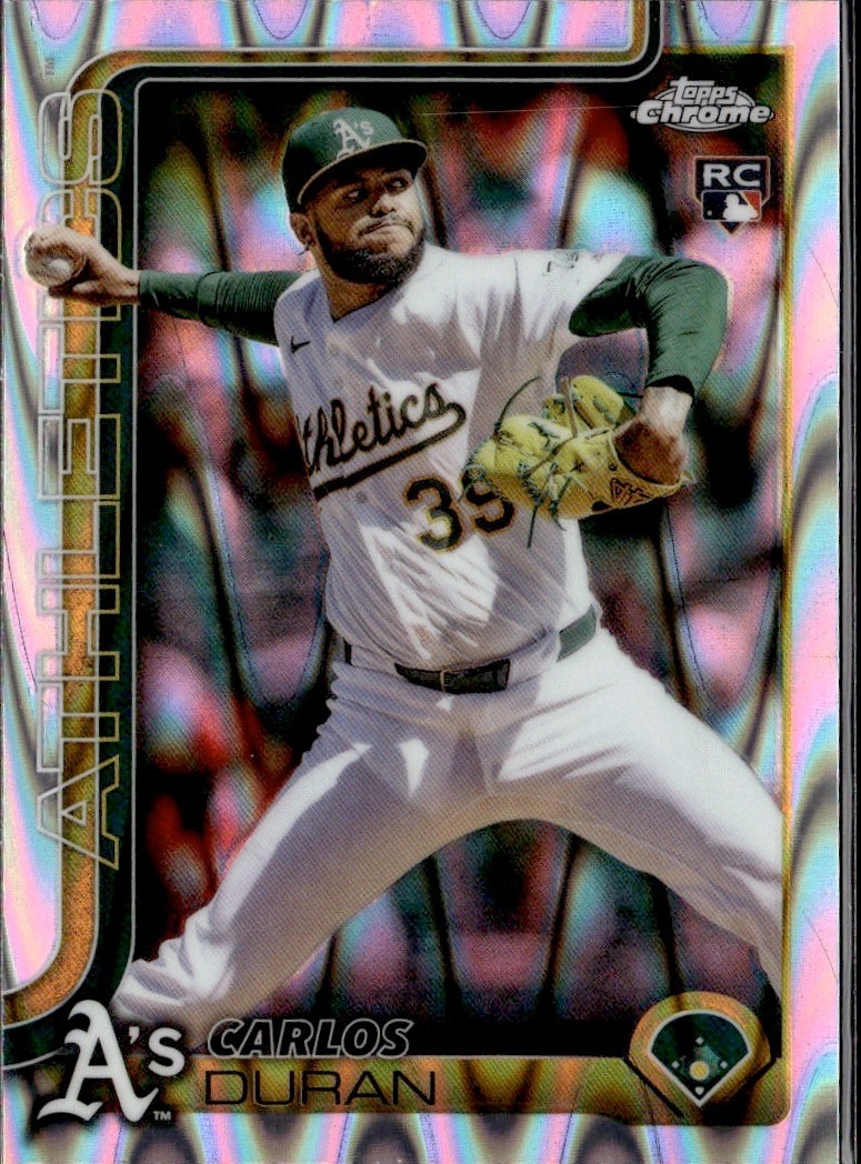 2025 Topps Chrome Update Series - Carlos Duran #USC84 RayWave Refractor