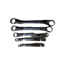 Snap -on Stubby Deep Offset Wrench 5 Piece Set Used Standard.