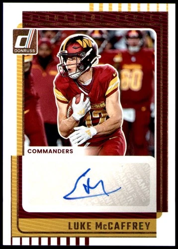 2025 Panini Luke McCaffrey Bomb Squad Autographs (/25) (Raw)