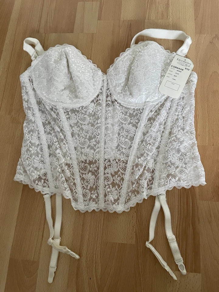 70x Kleemeier di Lorenzo Corsage/Brautcorsage Dessous ivory weiß - Bild 2 von 4