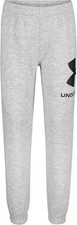 Under Armour Kids Big Logo Jogger, Gray Heather Fleece Sweats UAFG05E-052 Size 4