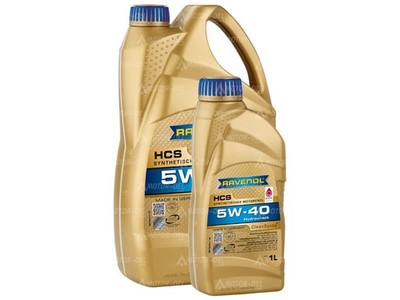 RAVENOL HCS SAE 5W-40 Motoröl 6 Liter (5L+1L) Synthetisch BMW Fiat Opel/GM Porsc