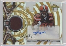 2015 Topps Finest Rookie Gold Refractor 29/99 Vince Mayle Patch Auto ii1
