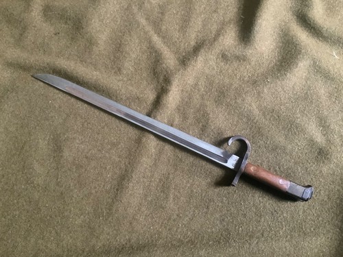WWII Japanese Type 30 Hikari Seiki (Kokura Hourglass) Arisaka Bayonet - Early