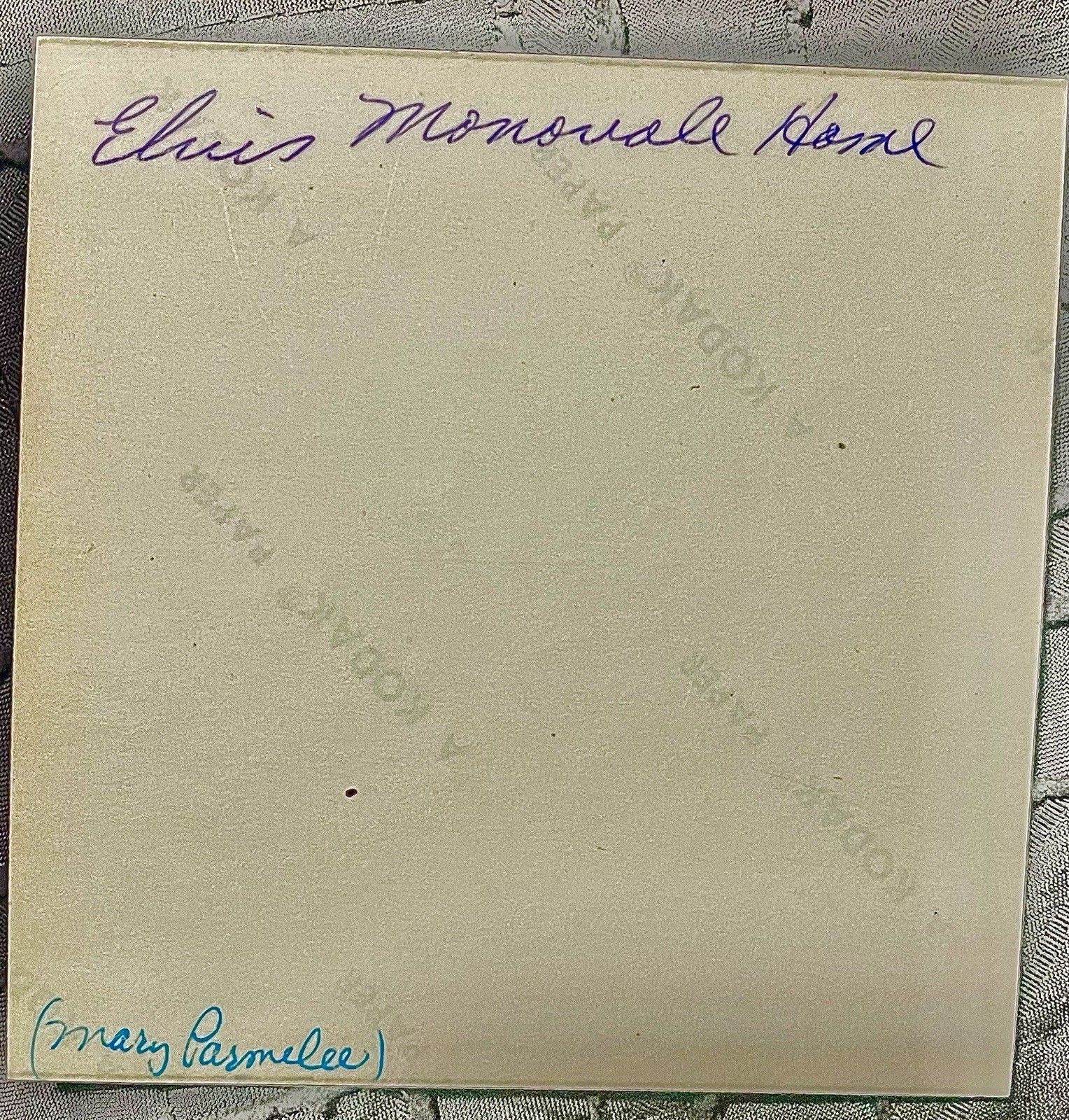 ONE OF A KIND Elvis, Priscilla , Lisa Presley (baby) Kodak Photos