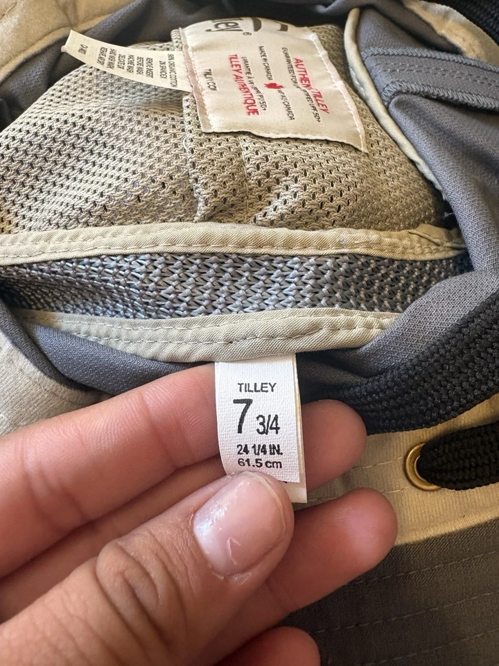 SOMBRERO EXCURSIONISTA TILLEYS GRIS 7 3/4 Foto 3 de 4