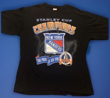 Vintage New York Rangers Stanley Cup Champions 1994 Single Stitch T Shirt XL