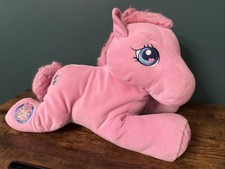 2007 My Little Pony Pinkie Pie Plush 25th Birthday Celebration 20" Matted Mane