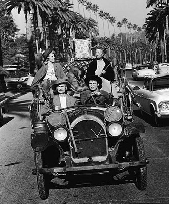 actresses Donna Douglas Irene Ryan actors Max Baer Jr Buddy Ebsen - Old Photo