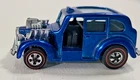 HOT WHEELS VINTAGE REDLINE 1970 COCKNEY CAB U.S. BLUE UNRESTORED ALL ORIGINAL