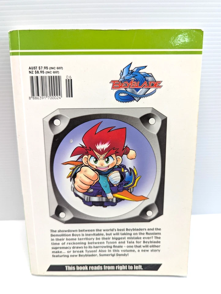 Beyblade Let It Rip Book 6 by Aoki Takao Paperback 2002 Authentic Manga - image 2 of 4