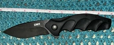 CRKT Foresight K221KKP Liner Lock Knife Black Onion Design 