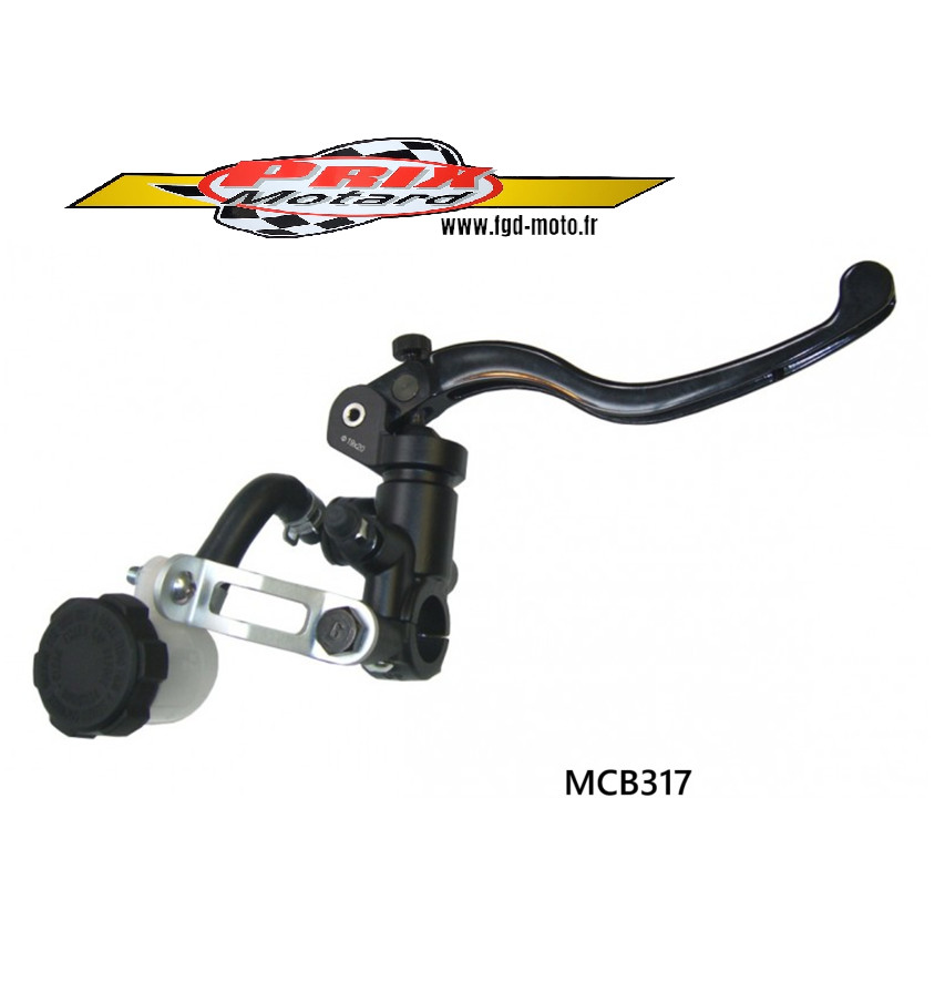 Maitre cylindre de frein radial 17mm neuf Suzuki avec reservoir separe