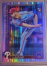 Topps Rainbow Foil 2025 Max Lazar #US194 Phillies Baseball Card