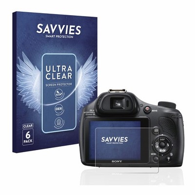 6x Schutzfolie für Sony Cyber-Shot DSC-HX400V Displayschutz klar