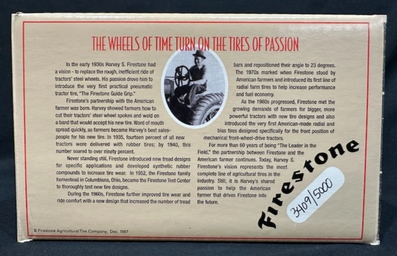 Ertl Collectibles Firestone  Farm Tires Allis-Chalmers WD-45 The Wheels Of Time - Image 4 of 4