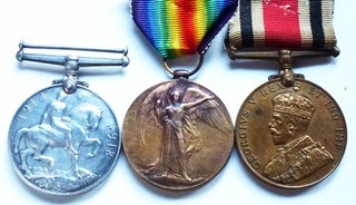 WW1 pair & Police Medal to 220629 2.A.M. A.Beadle R.A.F.