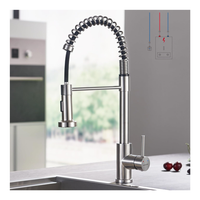 Bonade Niederdruck Armatur KüChe KF141, Spiralfederarmatur, 360 Drehbar, Aus