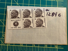 US Stamp booklet pane of five - 1284c - Franklin Roosevelt