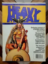 HEAVY METAL Vol. 7 #9 VG 4.0 (HM 1983) Achilleos Cover, Jodorowsky, Stephen King