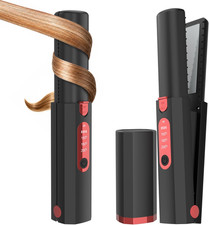 Cordless Hair Straightener, Portable Travel Tool with 5000Mah Capacity, 2-In-1 L