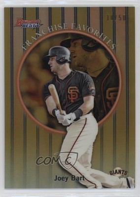 2019 Bowman's Best 1999 Franchise Favorites Gold Refractor /50 Joey Bart x5u